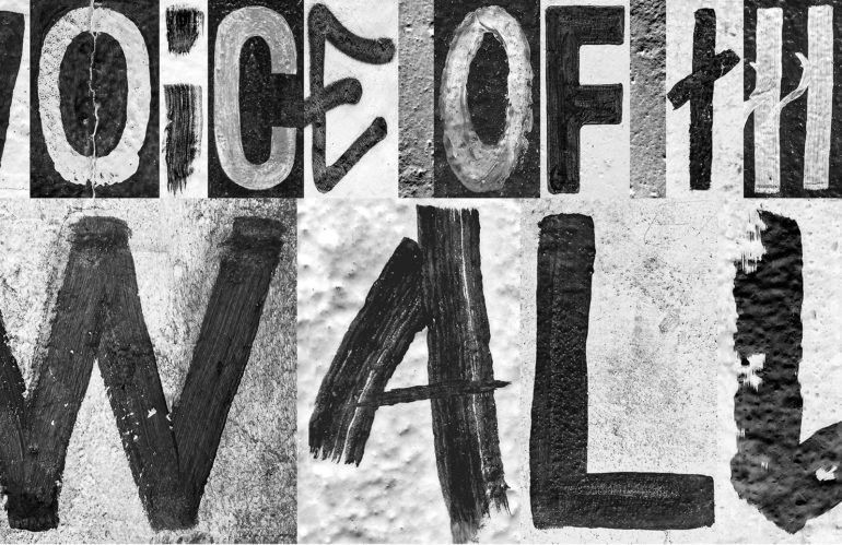 Grafik-Generator zur Kampagne „Voice of the Wall“